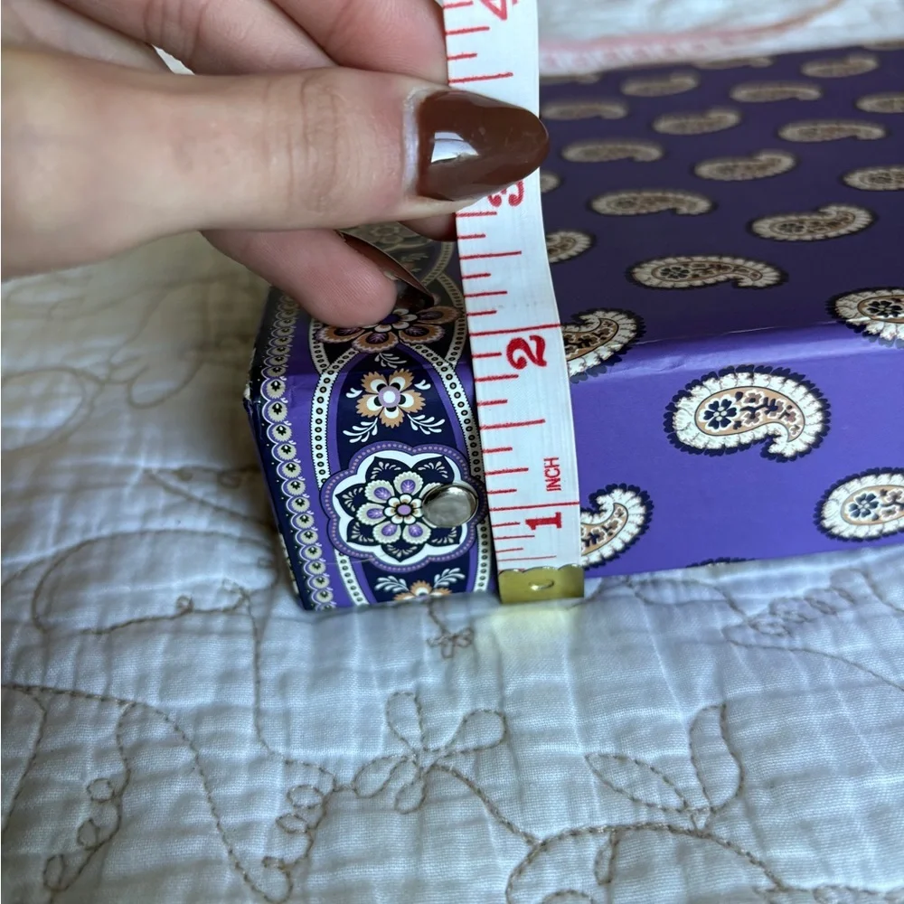 Vera Bradley Purple Paisley Binder